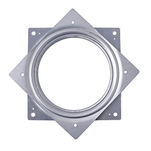 2Pack 6 Lazy Susan Turntable 500lb Steel Ball Bearing Rotating Tray Strong Sturdy Table Cabinet Low Profile for 360 Chair and Door Kitchen Craft Project Makeup Holder Monitor6 Inch