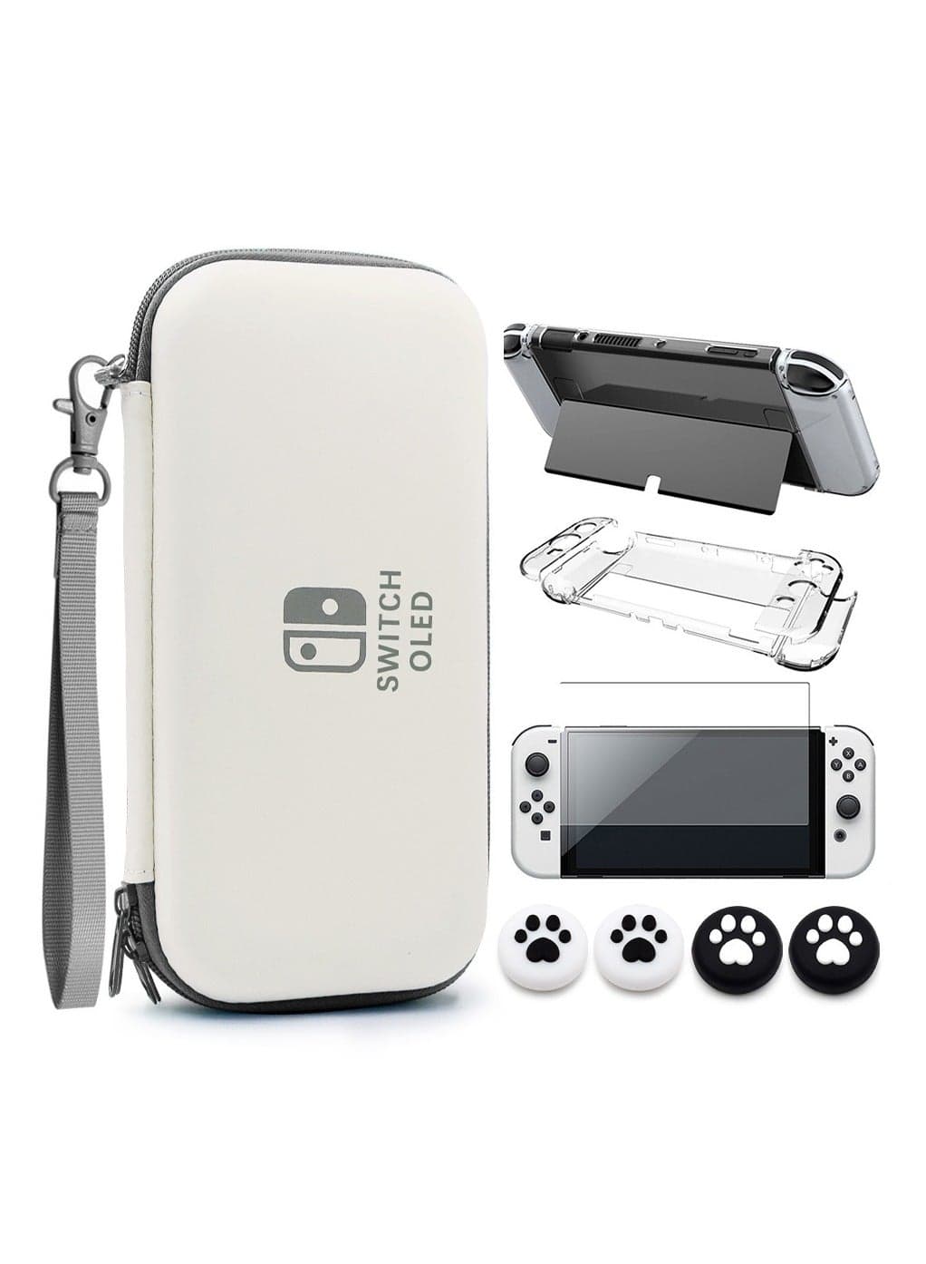 switch OLED Protective Set switch OLED host storage bag Protective shell tempered film