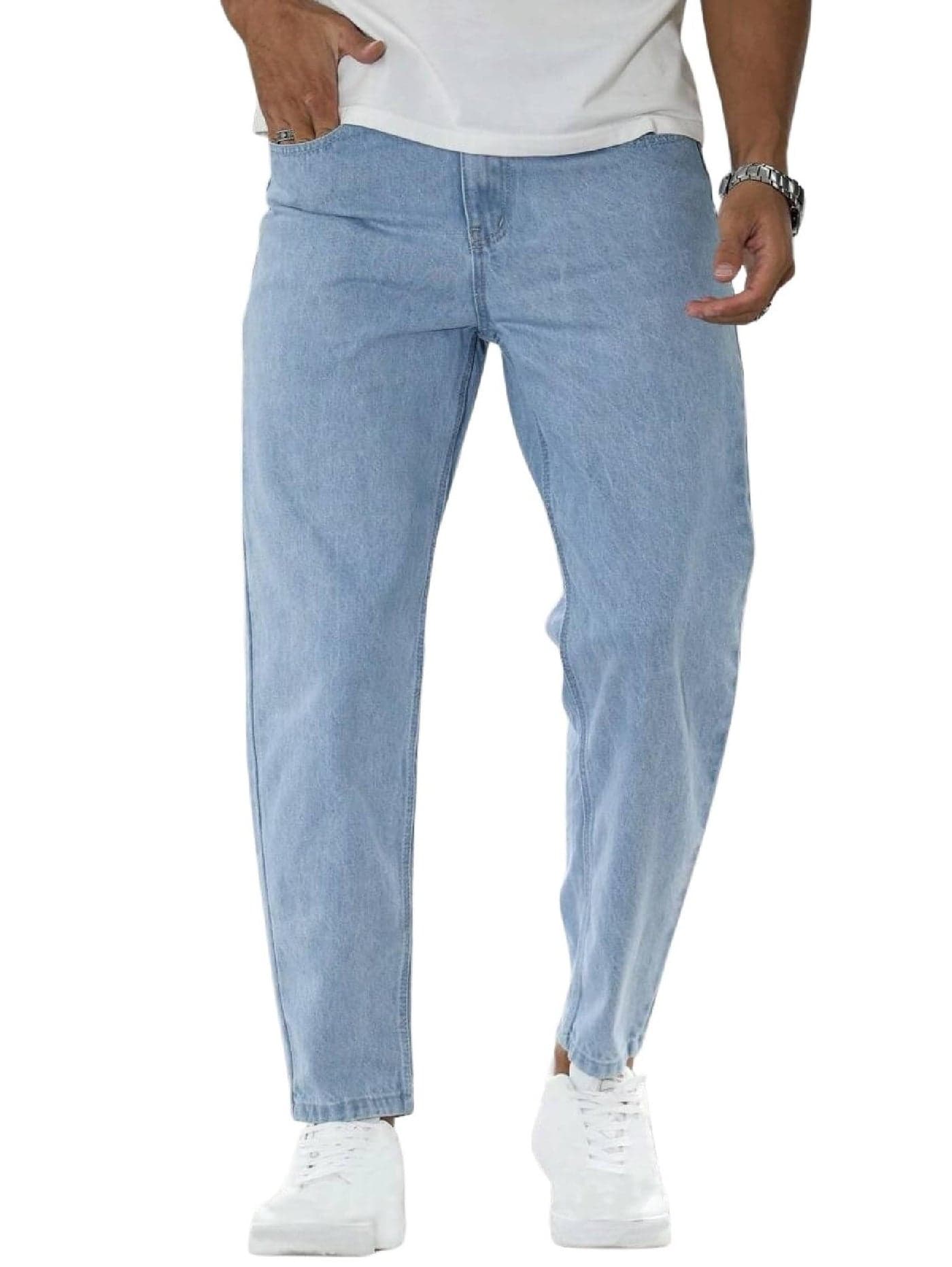 QNIM Jeans for Men || Men's Regular fit Stylish Jeans (Q-27-L-BLUE-36)