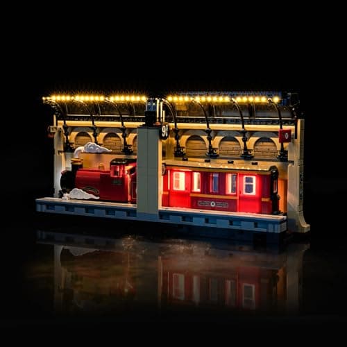 LocoLee Light kit Compatible with Lego 76450 Book Nook Hogwarts Express No Model Only Light LED Lighting Accessories Compatible with Lego Shelf Decor The Hogwarts Express Standard Version