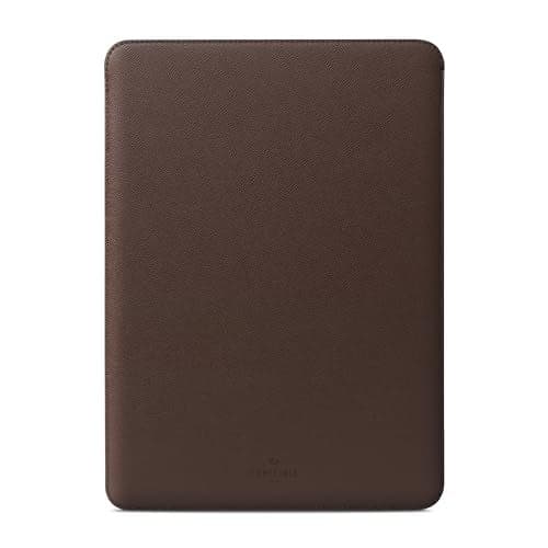 Comfyable Laptop Sleeve 14 Inch Precisely Compatible with MacBook Pro M5 M4 M3 M2 Pro/Max 2026-2021, Faux Leather Cover Case, 14 in, Coffee