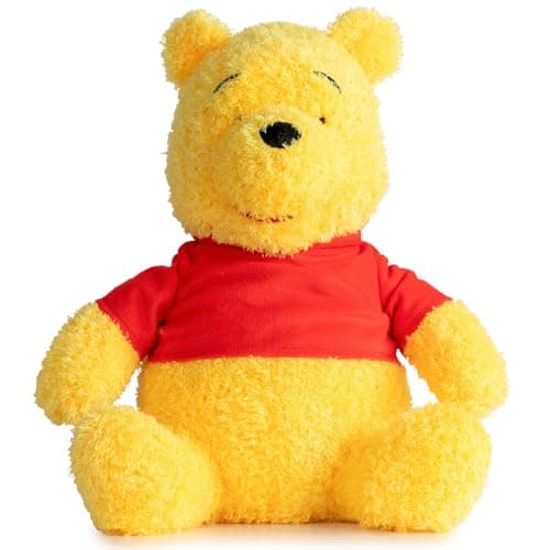 Jay Franco Disney Plush Pillow Buddy Soft Plushie Stuffed Pillow 14 Inches Yellow Winnie the Pooh
