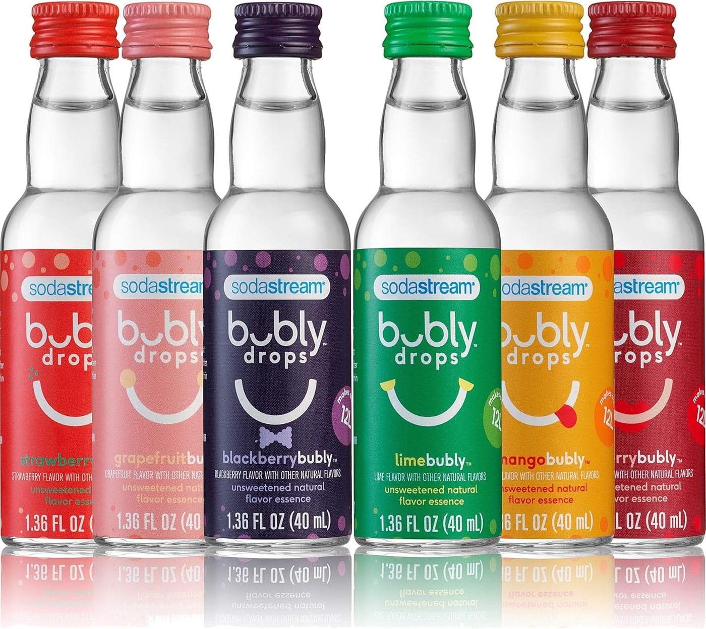 SodaStream Bubly Drops Variety Pack - 6 Flavors
