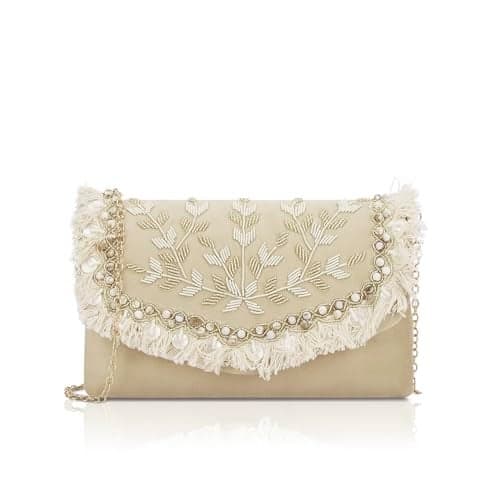 Lavie Signature Women's Irvine Embroidered Envelop Clutch | Ladies purse |Gift For Women