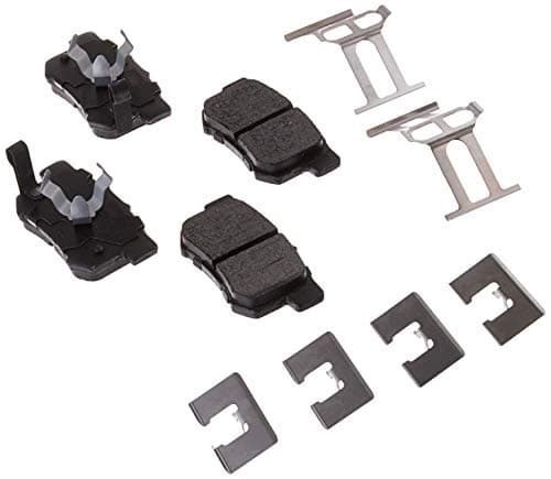 BOSCH BE1086H Blue Ceramic Disc Brake Pad Set With Hardware Compatible With Select Acura RDX Honda Accord Crosstour Crosstour CRV REAR