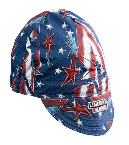 Lincoln Electric unisex adult Flat Lincoln Electric Welding Cap Mesh Inside Liner All American Print K3203 ALL, Graphic, One Size US