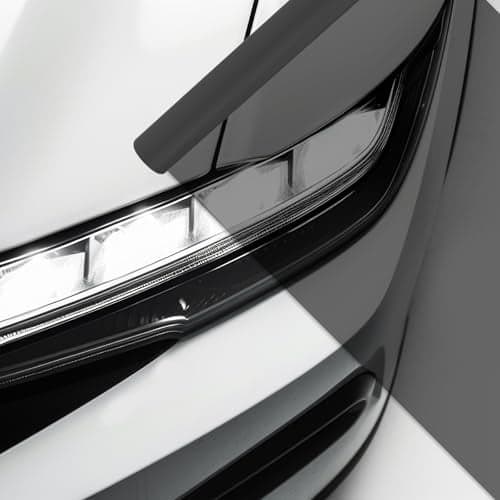 Headlight Tint Vinyl Wrap Film 12 x 48 SelfAdhesive Tint Protective Film for Headlights Tail Lights Fog Lights UVResistant Car Light Colored Vinyl Film Black