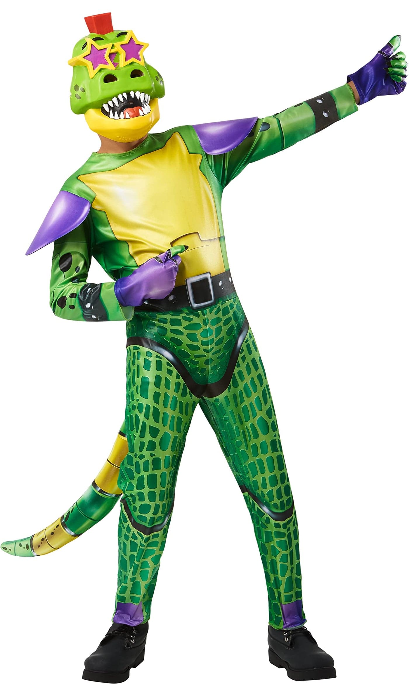 Rubies Childs Five Nights at Freddys Montgomery Gator Costume As Shown Large