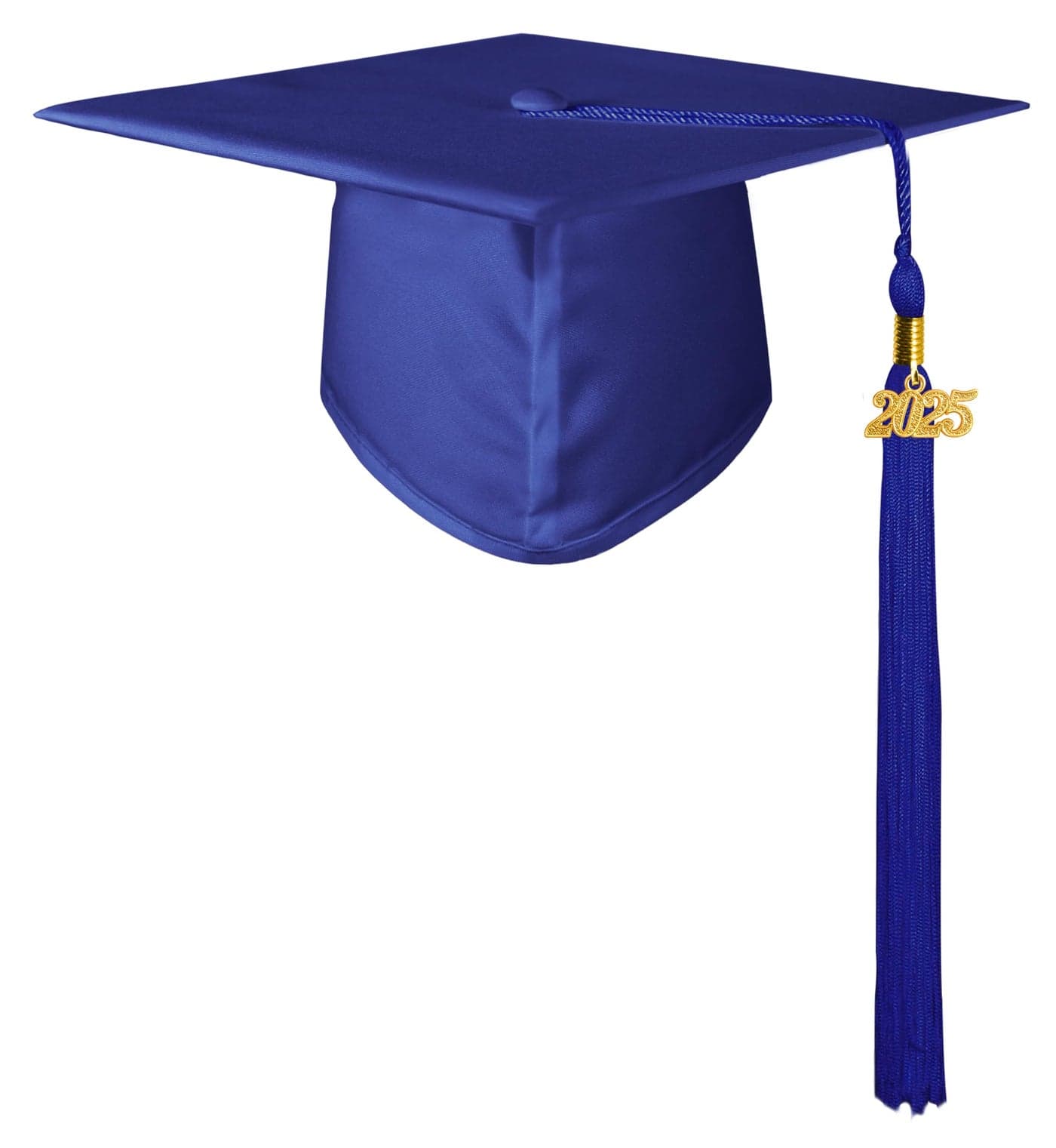 GraduatePro Matte Kids Graduation Cap Class of 2025 with Tassel for Kindergarten Preschool Graduation Ceremony Royal