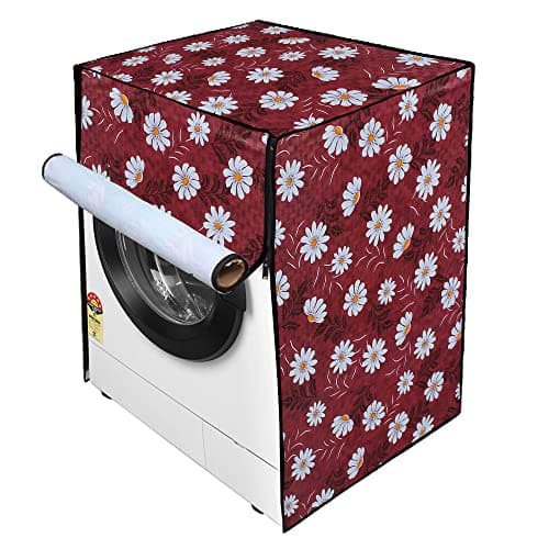 Wings Star Front Load Washing Machine Cover for LG 7 Kg & 7.5Kg (60cmsX53cmsX86cms) | Waterproof & Dust-Proof Front Load Washing Machine Cover For LG | Washing Machin Cover, KUM08
