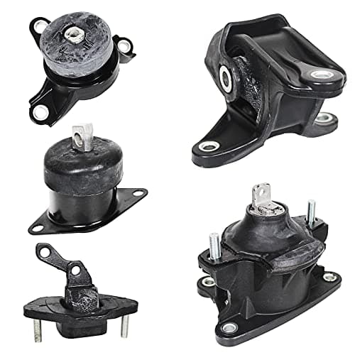 Arokzn 5Pcs Engine Motor Mount Set Compatible with Honda Accord 2.4L 2008 2009 2010 2011 2012 Acura TSX 2.4L 2009 2010 2011 2012 2013 Replaces A4565 A4572 A4570 A4584 A4561