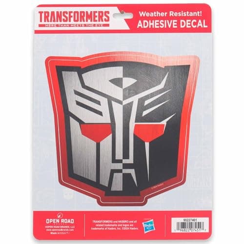 Hasbro Transformers Adhesive Vinyl Decal Fun Transformers Sticker for Car Window or Laptop