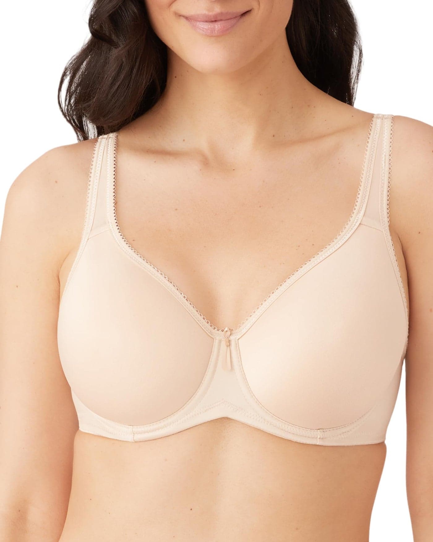 Wacoal Womens Basic Beauty Contour T-shirt Bras, Sand, 32DD US