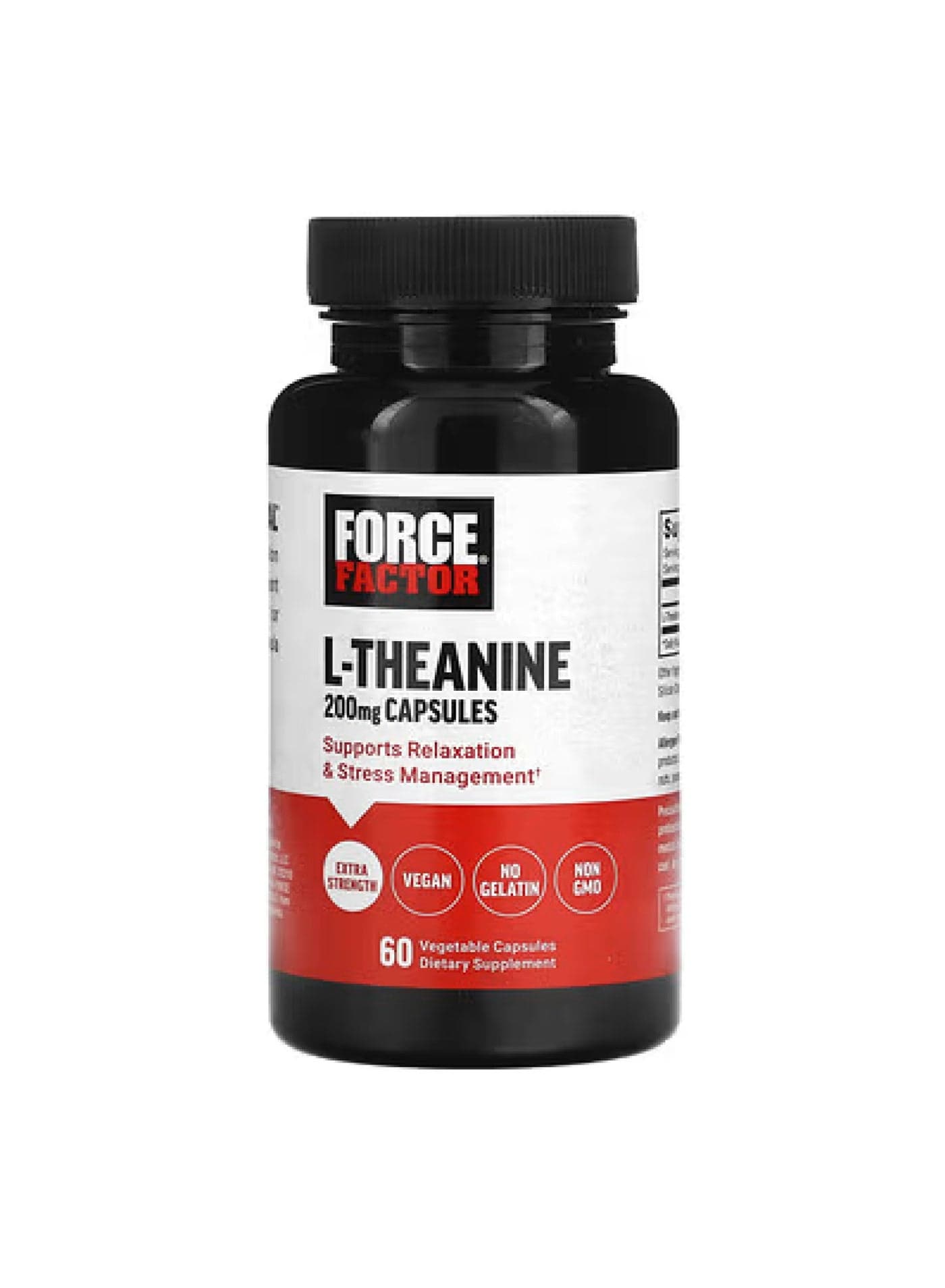 L-Theanine, 200 mg, 60 Vegetarian Capsules