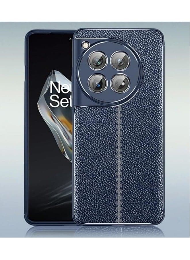 Compatible with OnePlus 12 5G Case Leather Design Cover Anti-Scratch Shock Absorption Case for OnePlus 12