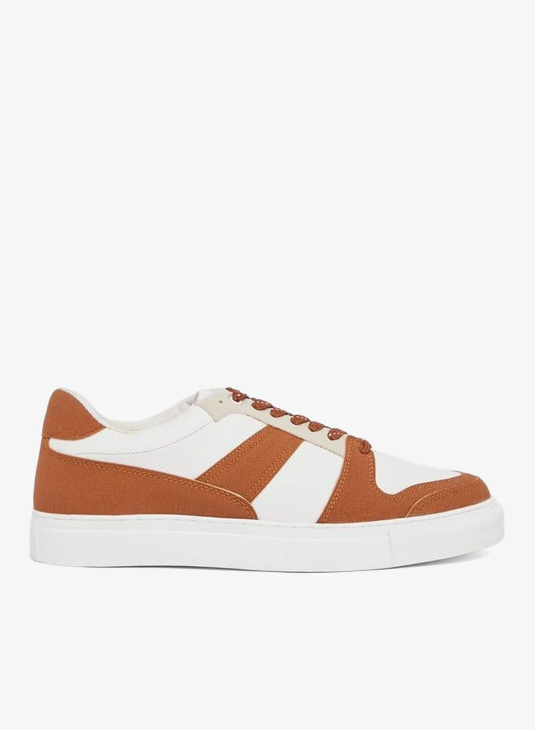 Men White Court-Style Sneakers