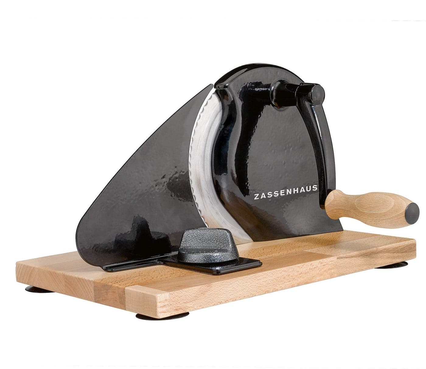 Zassenhaus Original Classic Adjustable Bread Slicer for Uniform Slices Bread Slicer for Homemade Bread 188 Stainless Steel Blade Sourdough Cutter Black 1175 x 8