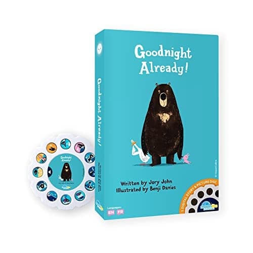 Moonlite Storytime Goodnight Already Storybook Reel A Magical Way to Read Together Digital Story for Projector Fun Sound Effects Toddler Early Learning Toys Gifts for Kids Ages 12 Months and Up