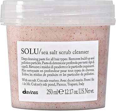 Davines Essential hair care Solu Sea salt scrub cleanser 250ml