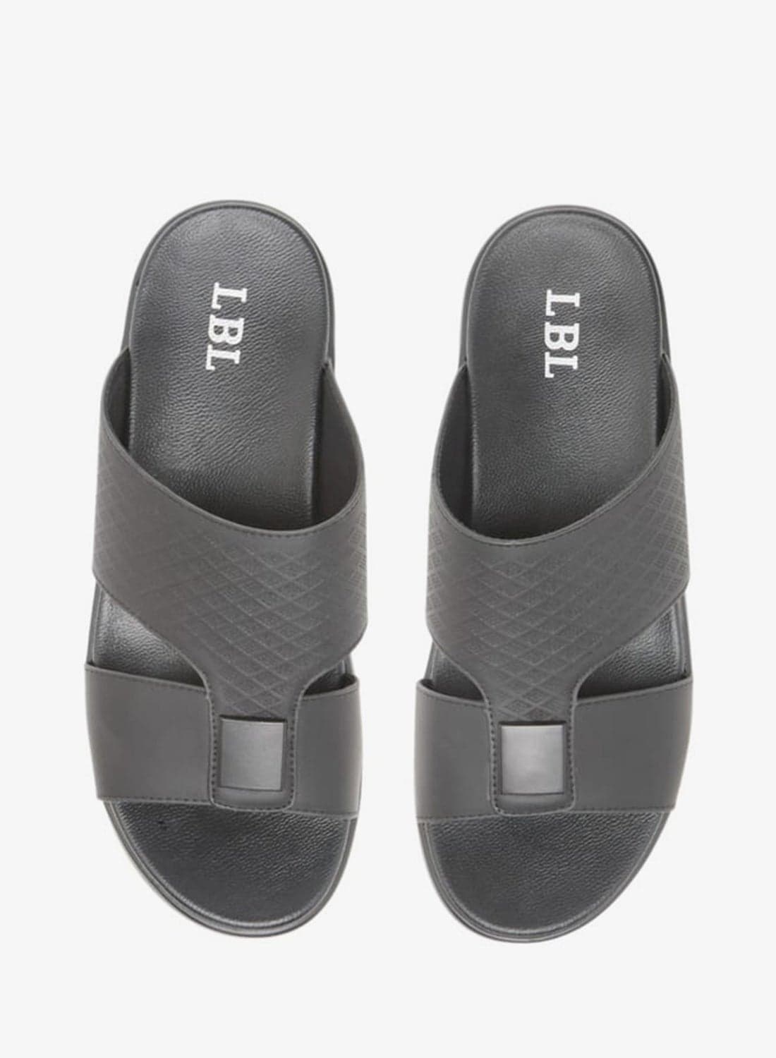 Textured Slip-On Comfort Arabic Sandals — 43 EU