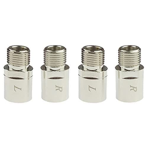 Kasteco 2 Pairs Bike Pedal Extenders, Fit 9/16 in Spindle Pedals Bike, Extend by 20mm/0.79inch