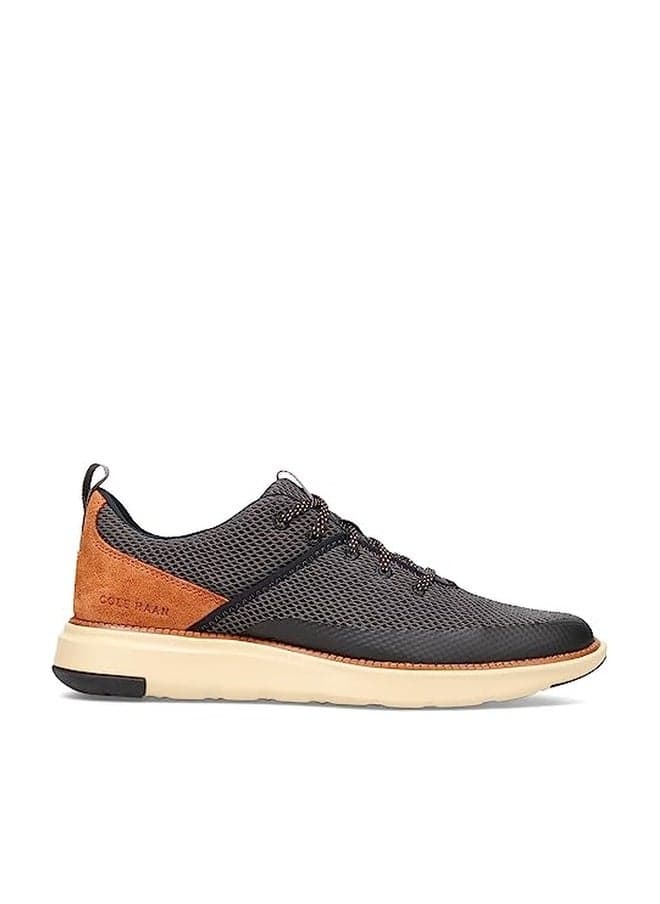 Cole Haan mens Grand Atlantic Sneaker, Black/Magenet/British Tan, 11 US