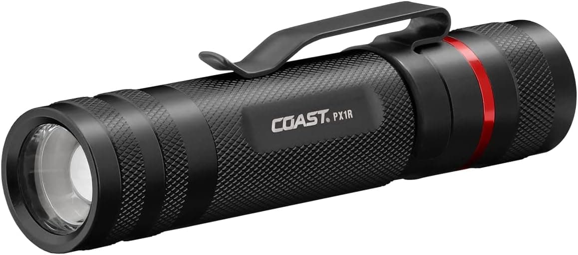 Coast PX1R 1000 Lumen Rechargeable Focusing LED Flashlight Black