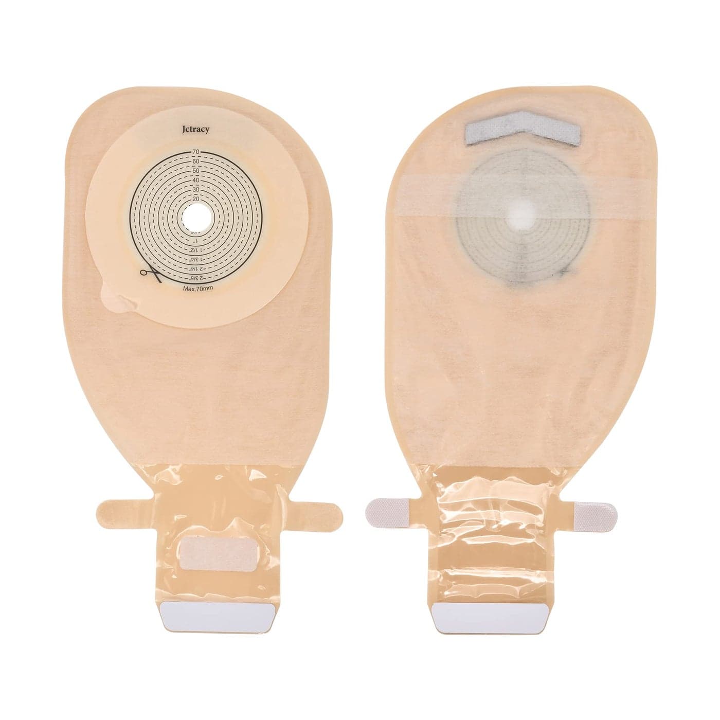 Jctracy Colostomy Bags20PCS Ostomy Bags OnePiece Ostomy Supplies 20mm70mm Cut to Fit Drainable Pouch with Closure for Ileostomy Stoma Care