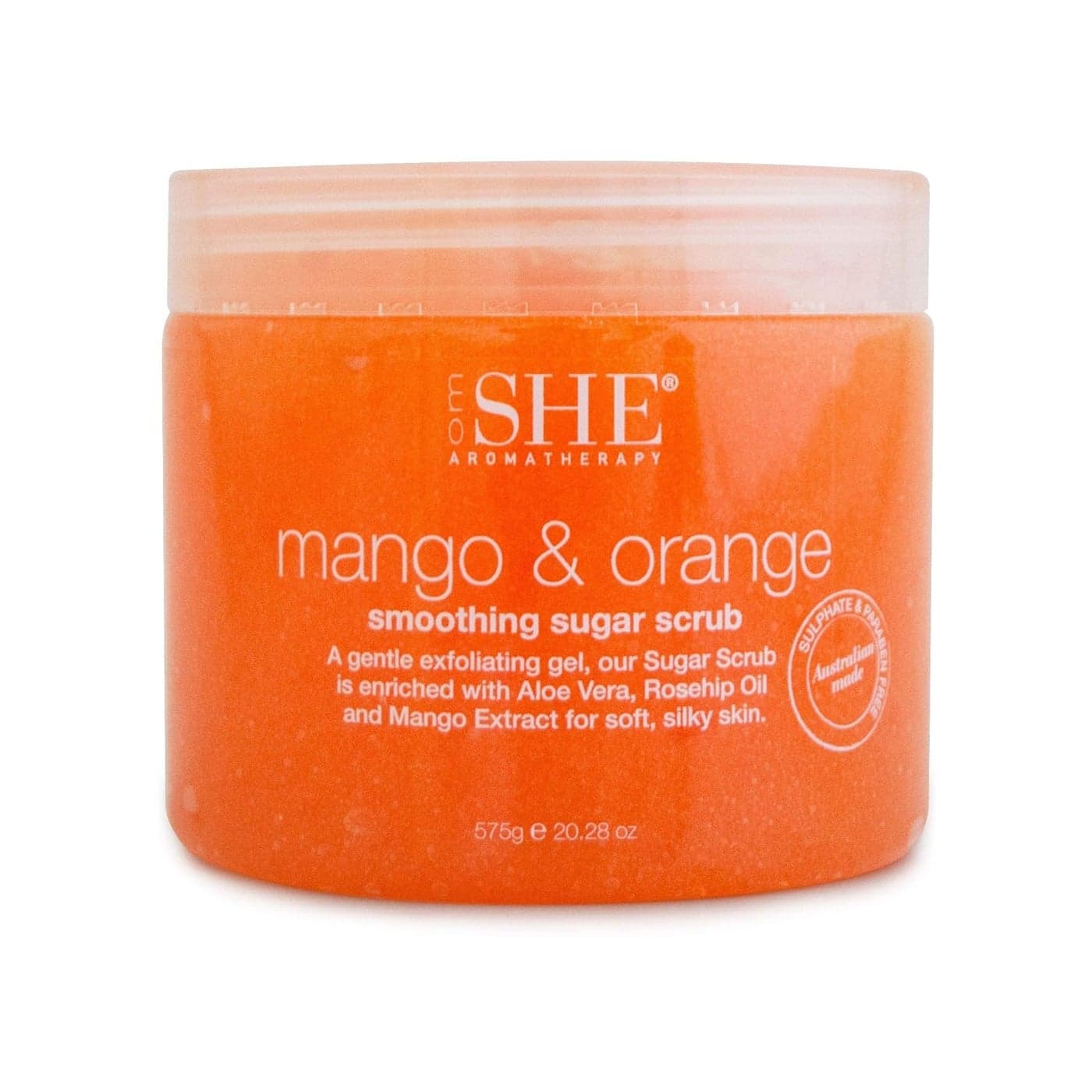 OM SHE Aromatherapy Mango Orange Sugar Scrub