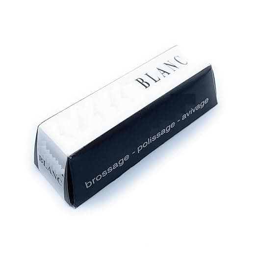 Sahni Tools White High Polishing Rouge Bar Used on Silver White Gold and Plastics for PrePolish and High Lustre Finish for Jewellery Making Repair Watchmaking Model Making and Hobby Crafts DIY