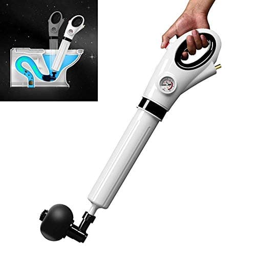 FEELING MALL High Pressure Toilet Plunger Air Drain Blaster Pump Cleaner Plunger for Toilets Bathroom Shower Kitchen Clogged Pipe Bathtub