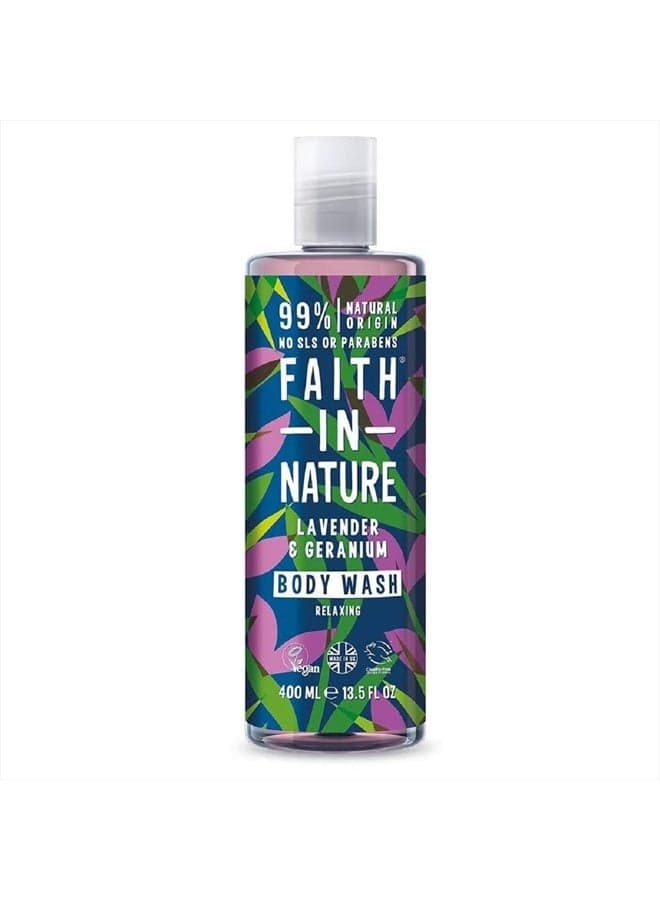Faith In Nature Lavender & Geranium bodywash 400ml