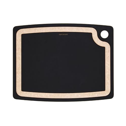 Epicurean Gourmet Series Cutting Board with Juice Groove 14.5-Inch by 11.25-Inch, Slate/Natural
