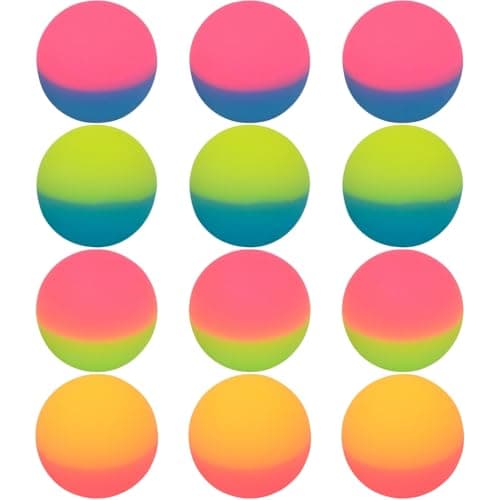 Rhode Island Novelty 60MM ICY Hi Bounce Balls One Dozen