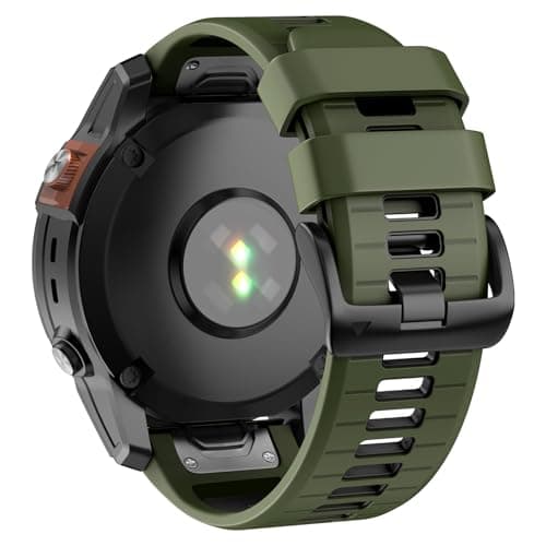 U-LIMVE Watch Band for Garmin Fenix 8 47mm/Fenix 7/Fenix 6/Fenix 5/Epix Pro 47mm, 22mm Silicone QuickFit Replacement Bands