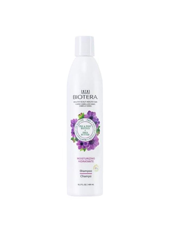 Biotera Moisturizing Shampoo Hydrates Moisturizes Dry Medium Fine Hair Microbiome Friendly Vegan Animal Test Free Paraben Free ColorSafe 152 Fl Oz