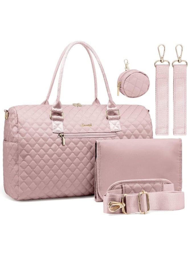 LOVEVOOK Diaper Bag Tote with Pacifier Case and Changing Pad
