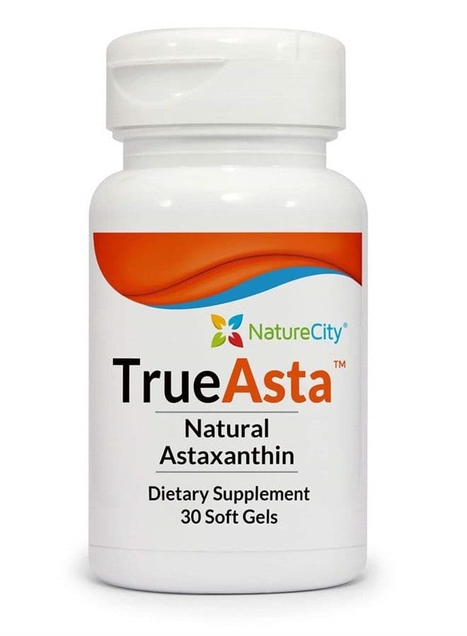 True-Asta AstaReal Natural Astaxanthin 6mg – Joint Muscle Skin Eye Support 30 Soft Gels