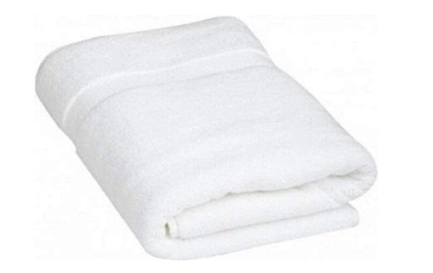 Khillayox Cotton Large Size White Bath Towel For Men And Women Extra Soft and Super Absorbent Bath Towels for Men and Women Set of 1 (140x70 cm) – White