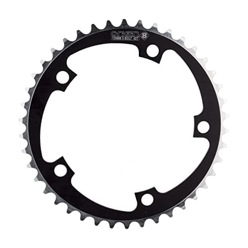 Origin8 Alloy Non-Ramped Chainrings, 42t, Black