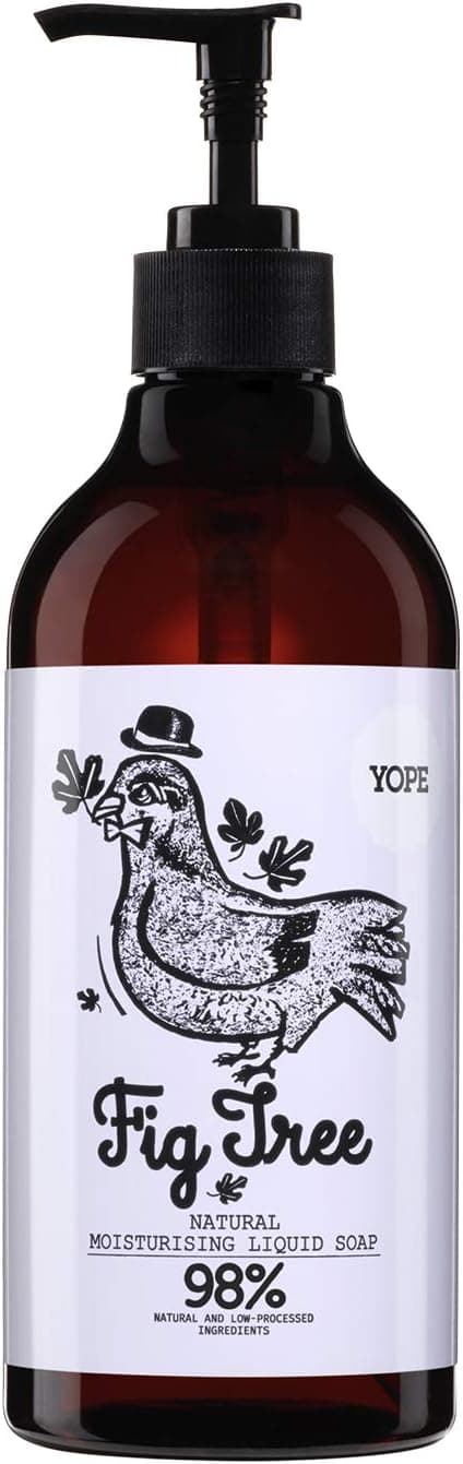 YOPE Liquid Hand Wash Moisturising For Smoothness and Elasticity Against Damage From Free Radicals Regenerating Allantoin Vitamin B5 Coconut Sunflower Oil Vegan Cruelty Free 500 ml