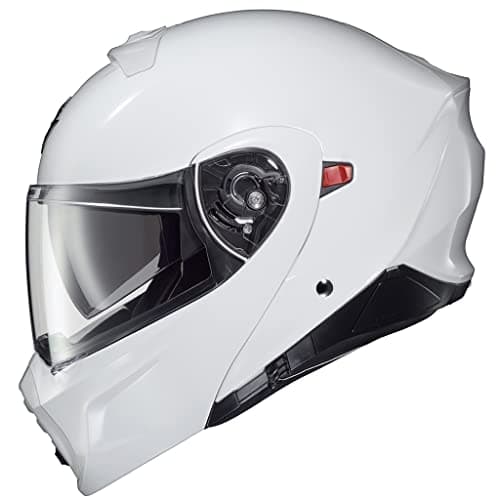 ScorpionEXO GT930 Open Full Face Transformer Adult Motorcycle Helmet Bluetooth Ready Speaker Pockets DOT ECE PJ Approved Solid Gloss White XLarge