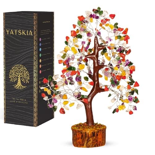 Chakra Tree Chakra Crystals Mix Crystal Money Trees Tree of Life Chakra Balancing Tree Crytals and Gemstones Good Luck Home Decor