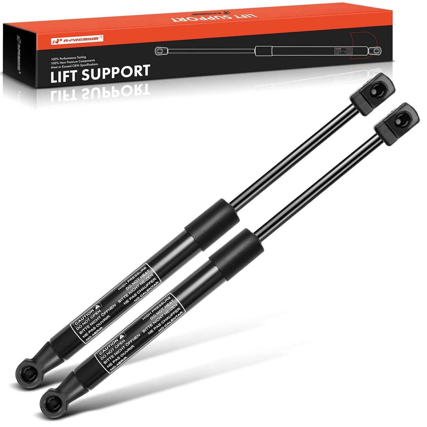 APremium Rear Window Lift Supports Shock Struts Compatible with Smart Models Fortwo 20082016 CoupeConvertible 2PC Set
