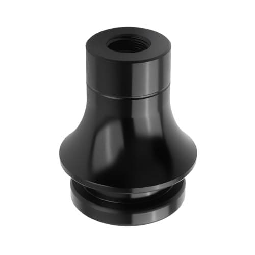 VKQTS Aluminum Alloy M10x125 Car Shift Knob AdapterSturdy Car Shift Boot Retainer as Replacement Part Fits Manual Transmission VehiclesProfessional Cars Shifts Boot Collar