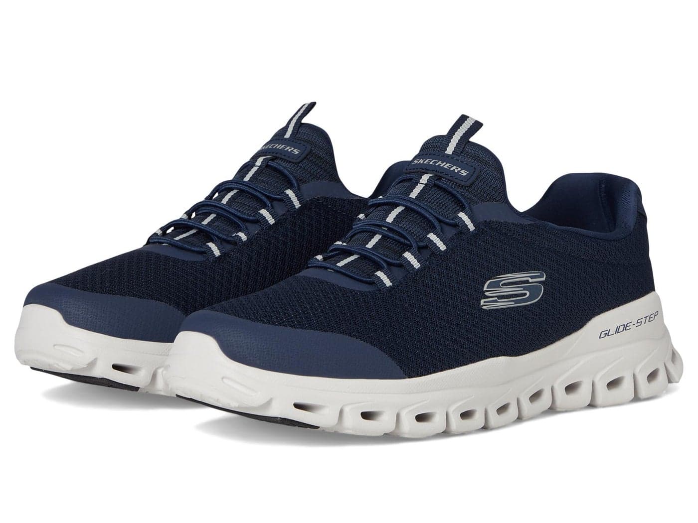 Skechers Men's Glide-Step Sylo Sneaker, Navy, 13
