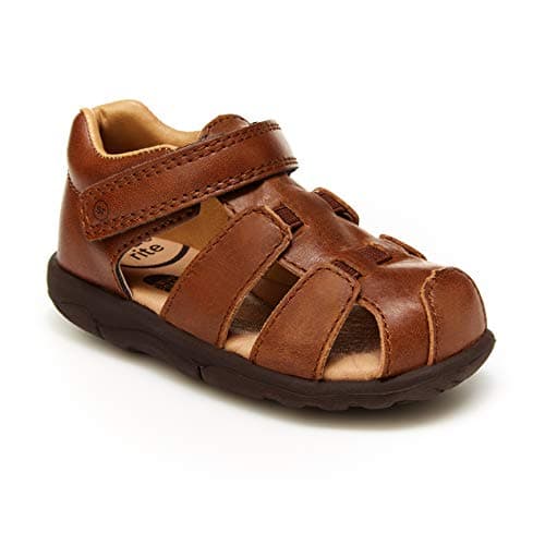 Stride Rite Boy's SRT Archie Sandal, Brown, 8.5 Toddler