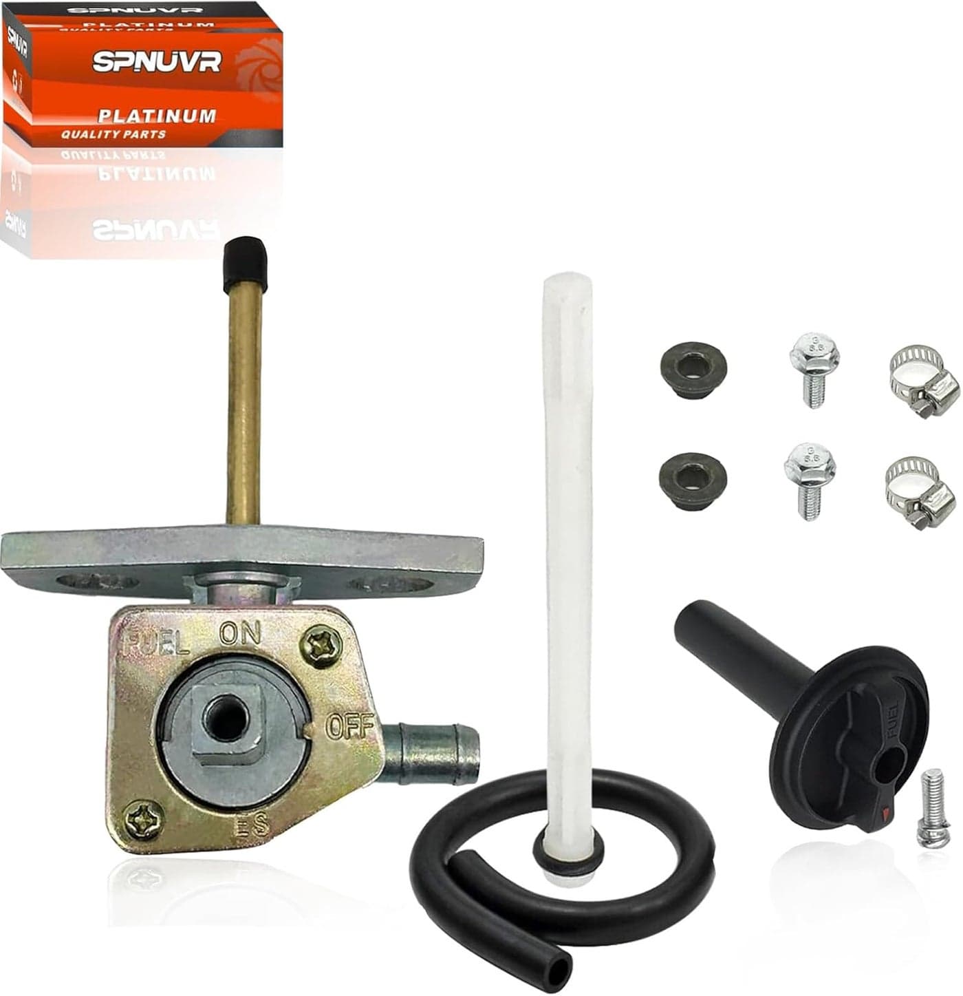 SPNUVR Fuel Petcock ON OFF Valve for Honda Recon 250 TRX250 Rancher TRX350 and More