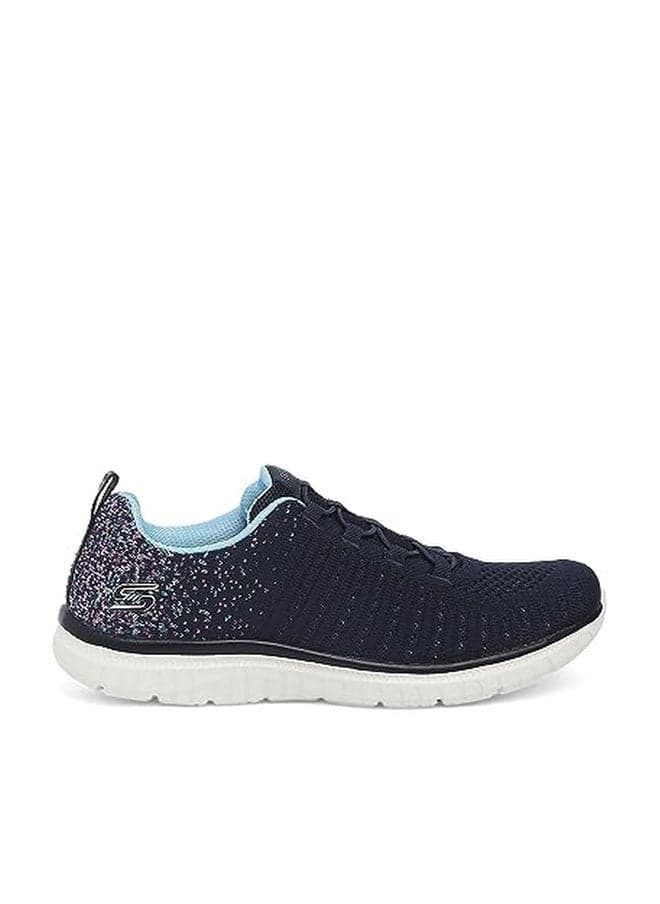 Skechers Women's Virtue, Navy/Blue, 8.5