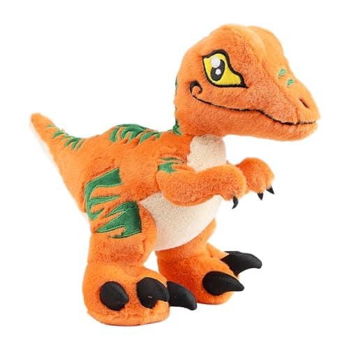 TCBunny Baby Dinosaur 12 Bedtime Stuffed Animal Plush Toy Kids Gifts for Boys Girls Birthday Valentine Christmas Veliciraptor Orange
